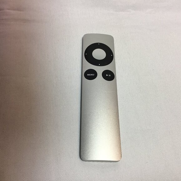 Genuine Apple TV Remote A1294 for Apple TV 2nd 3rd Gen Silver - Tested - Picture 1 of 4